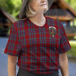 ScotsTee Shop Scottish Spens Clan Crest Tartan T Shirt for Family Tartan Matching Family T Shirts