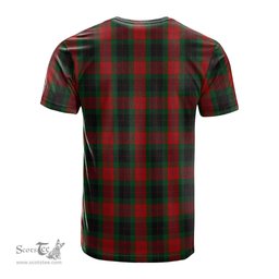 ScotsTee Shop Scottish Skene of Cromar Black Clan Crest Tartan T Shirt for Family Tartan Matching Family T Shirts