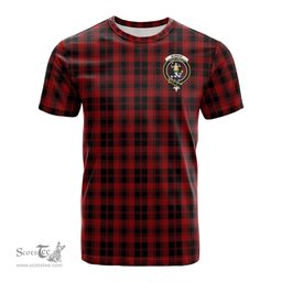 ScotsTee Shop Scottish Murray of Ochtertyre Clan Crest Tartan T Shirt for Family Tartan Matching Family T Shirts