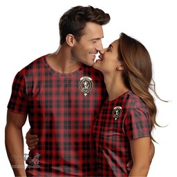 ScotsTee Shop Scottish Murray of Ochtertyre Clan Crest Tartan T Shirt for Family Tartan Matching Family T Shirts
