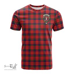 ScotsTee Shop Scottish Robertson Modern Clan Crest Tartan T Shirt for Family Tartan Matching Family T Shirts