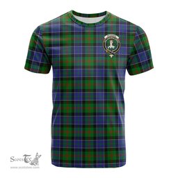 ScotsTee Shop Scottish Paterson Clan Crest Tartan T Shirt for Family Tartan Matching Family T Shirts