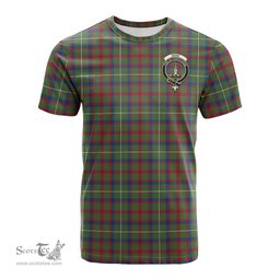 ScotsTee Shop Scottish Shaw Green Modern Clan Crest Tartan T Shirt for Family Tartan Matching Family T Shirts