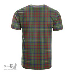 ScotsTee Shop Scottish Shaw Green Modern Clan Crest Tartan T Shirt for Family Tartan Matching Family T Shirts