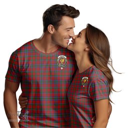 ScotsTee Shop Scottish Sinclair Clan Crest Tartan T Shirt for Family Tartan Matching Family T Shirts