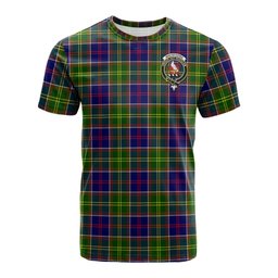 ScotsTee Shop Scottish Whitefoord Modern Clan Crest Tartan T Shirt for Family Tartan Matching Family T Shirts