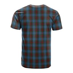ScotsTee Shop Scottish Stewart Royal Blue Clan Crest Tartan T Shirt for Family Tartan Matching Family T Shirts