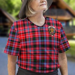 ScotsTee Shop Scottish Udny Clan Crest Tartan T Shirt for Family Tartan Matching Family T Shirts