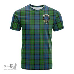 ScotsTee Shop Scottish Stirling Clan Crest Tartan T Shirt for Family Tartan Matching Family T Shirts