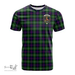 ScotsTee Shop Scottish Sutherland Modern Clan Crest Tartan T Shirt for Family Tartan Matching Family T Shirts