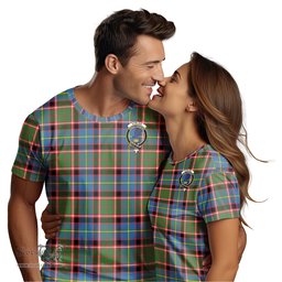 ScotsTee Shop Scottish Stirling Bannockburn Clan Crest Tartan T Shirt for Family Tartan Matching Family T Shirts