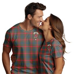 ScotsTee Shop Scottish Wilson Modern Clan Crest Tartan T Shirt for Family Tartan Matching Family T Shirts