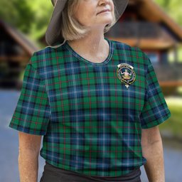 ScotsTee Shop Scottish Urquhart Ancient Clan Crest Tartan T Shirt for Family Tartan Matching Family T Shirts