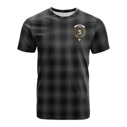 ScotsTee Shop Scottish Stewart Mourning Clan Crest Tartan T Shirt for Family Tartan Matching Family T Shirts