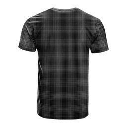 ScotsTee Shop Scottish Stewart Mourning Clan Crest Tartan T Shirt for Family Tartan Matching Family T Shirts