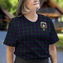 ScotsTee Shop Scottish Urquhart Clan Crest Tartan T Shirt for Family Tartan Matching Family T Shirts