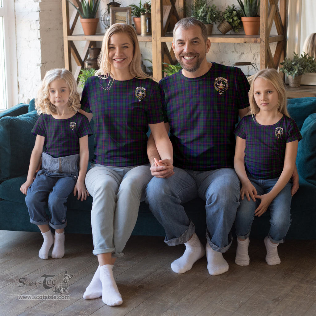 ScotsTee Shop Scottish Urquhart Clan Crest Tartan T Shirt for Family Tartan Matching Family T Shirts