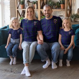 ScotsTee Shop Scottish Weir Clan Crest Tartan T Shirt for Family Tartan Matching Family T Shirts