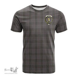 ScotsTee Shop Scottish Stewart Grey Clan Crest Tartan T Shirt for Family Tartan Matching Family T Shirts