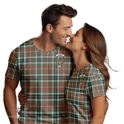 ScotsTee Shop Scottish Thomson Hunting Modern Clan Crest Tartan T Shirt for Family Tartan Matching Family T Shirts