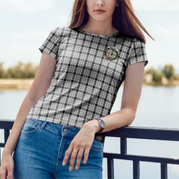 ScotsTee Shop Scottish Wallace Dress Clan Crest Tartan T Shirt for Family Tartan Matching Family T Shirts