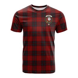 ScotsTee Shop Scottish Wemyss Clan Crest Tartan T Shirt for Family Tartan Matching Family T Shirts