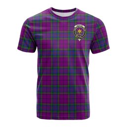 ScotsTee Shop Scottish Wardlaw Modern Clan Crest Tartan T Shirt for Family Tartan Matching Family T Shirts