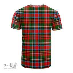 ScotsTee Shop Scottish Stewart Royal Clan Crest Tartan T Shirt for Family Tartan Matching Family T Shirts