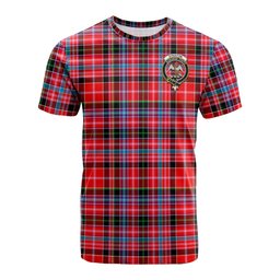 ScotsTee Shop Scottish Straiton Clan Crest Tartan T Shirt for Family Tartan Matching Family T Shirts