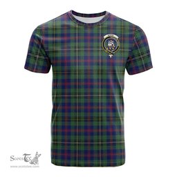 ScotsTee Shop Scottish Wood Modern Clan Crest Tartan T Shirt for Family Tartan Matching Family T Shirts