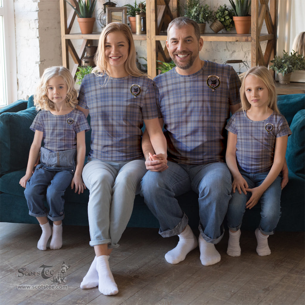 ScotsTee Shop Scottish Tweedie Clan Crest Tartan T Shirt for Family Tartan Matching Family T Shirts
