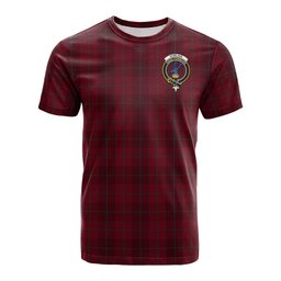 ScotsTee Shop Scottish Stirling of Keir Clan Crest Tartan T Shirt for Family Tartan Matching Family T Shirts
