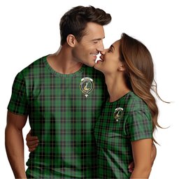 ScotsTee Shop Scottish Wallace Hunting Clan Crest Tartan T Shirt for Family Tartan Matching Family T Shirts