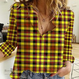 ScotsTee Shop Scottish Jardine Clan Tartan Women Casual Shirt - Classic