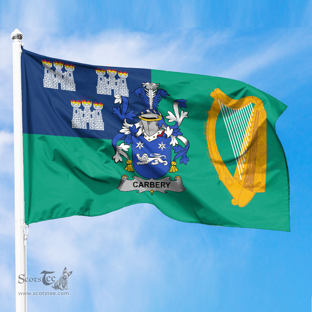 ScotsTee Shop Irish Carbery Coat of Arms Irish Family Crest Flag of Dublin City Flag