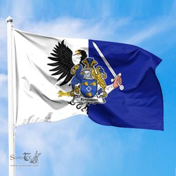 ScotsTee Shop Irish Ferguson Coat of Arms Irish Family Crest Flag of Connacht Flag