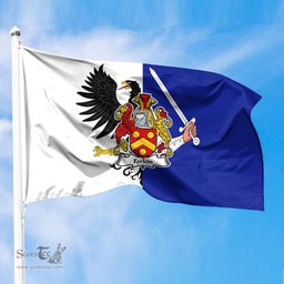 ScotsTee Shop Irish Forkin Coat of Arms Irish Family Crest Flag of Connacht Flag