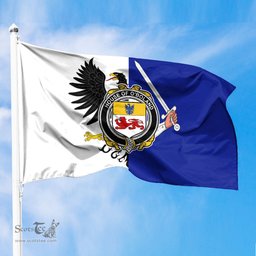 ScotsTee Shop Irish House of O BOLAND Coat of Arms Irish Family Crest Flag of Connacht Flag