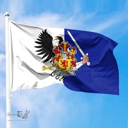 ScotsTee Shop Irish Sutton Coat of Arms Irish Family Crest Flag of Connacht Flag