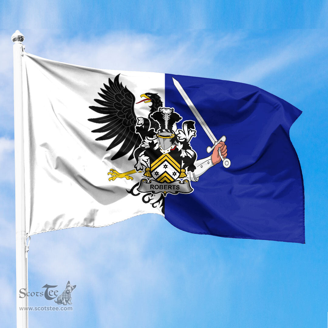 ScotsTee Shop Irish Roberts Coat of Arms Irish Family Crest Flag of Connacht Flag