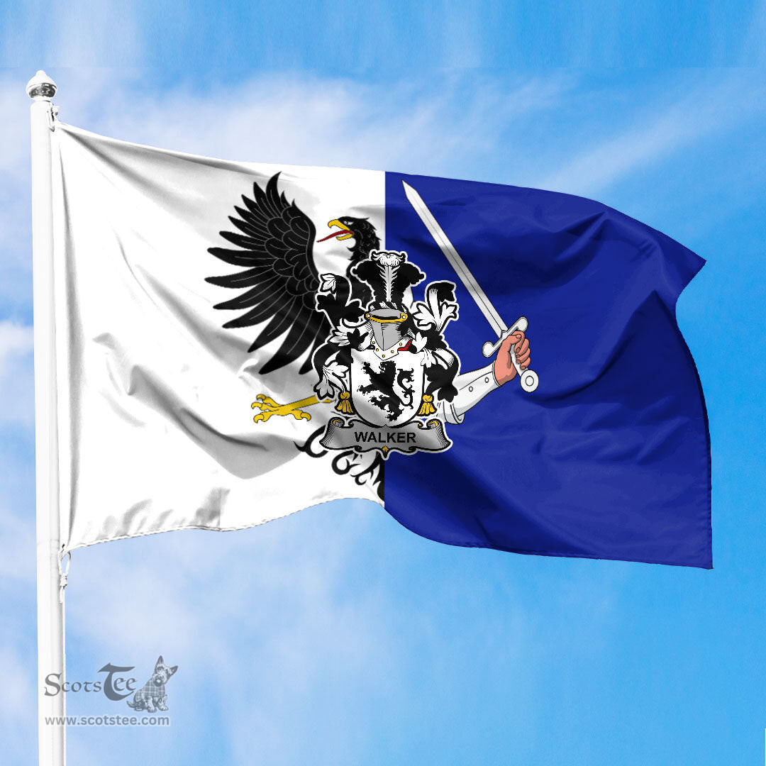 ScotsTee Shop Irish Walker Coat of Arms Irish Family Crest Flag of Connacht Flag