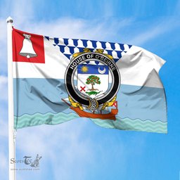 ScotsTee Shop Irish House of O BEIRNE Coat of Arms Irish Family Crest Flag of Belfast Flag