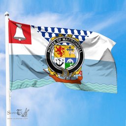 ScotsTee Shop Irish House of MACDONNELL of the Glens Coat of Arms Irish Family Crest Flag of Belfast Flag