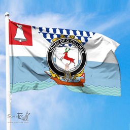 ScotsTee Shop Irish House of O CULLINAN Coat of Arms Irish Family Crest Flag of Belfast Flag