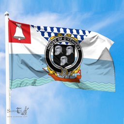 ScotsTee Shop Irish House of O KENNEDY Coat of Arms Irish Family Crest Flag of Belfast Flag