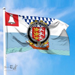 ScotsTee Shop Irish House of O BRIEN Coat of Arms Irish Family Crest Flag of Belfast Flag
