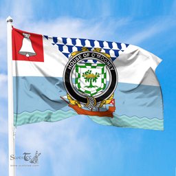ScotsTee Shop Irish House of O MOONEY Coat of Arms Irish Family Crest Flag of Belfast Flag