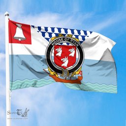 ScotsTee Shop Irish House of RYAN O Mulrian Coat of Arms Irish Family Crest Flag of Belfast Flag