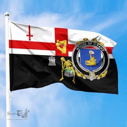 ScotsTee Shop Irish House of O FAHY Coat of Arms Irish Family Crest Derry City Flag