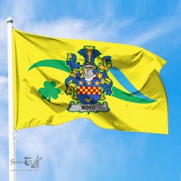 ScotsTee Shop Irish Boyd of Danson Coat of Arms Irish Family Crest The Unofficial Flag of Dún Laoghaire–Rathdown County Council Flag